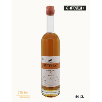 Uberach, Single Malt, X Years, 50cl, 51,2%, Whisky, France