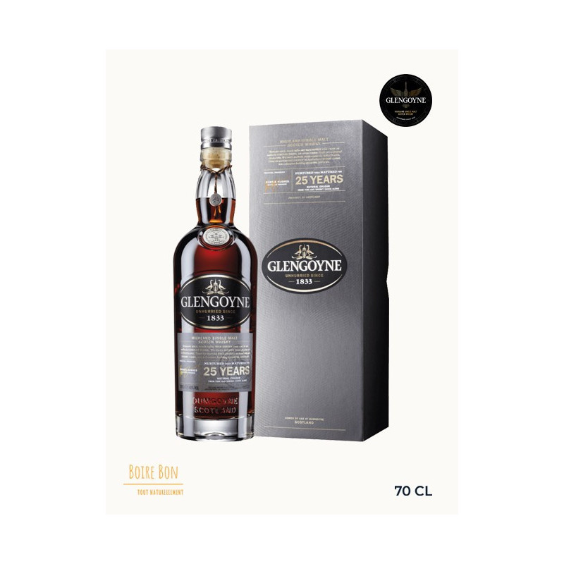 Glengoyne, 25 ans, Single Malt, 48%, 70cl, Whisky, Ecosse