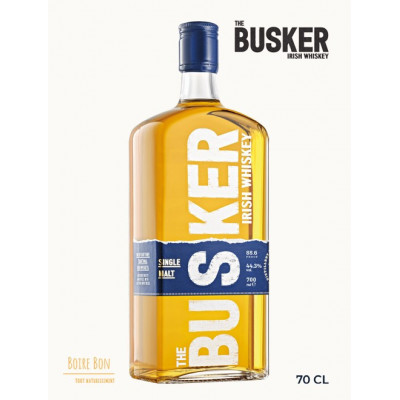 The Busker, Single Malt, 44,3%, 70cl, Whisky, Irlande