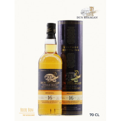 Dun Bheagan, Whisky, Braeval, 1996, 16Ans, 43%, 70cl, Ecosse