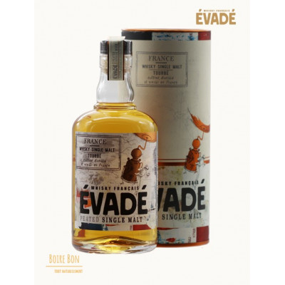 Evadé - Whisky Tourbé, 70cl, 43%, France