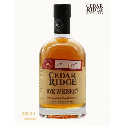 Cedar Ridge - Rey Whisky, 70cl, 43%, Etats-Unis