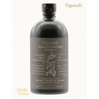 Togouchi - saké cask Finish Blended, 70cl, 40%, Whisky Japonais