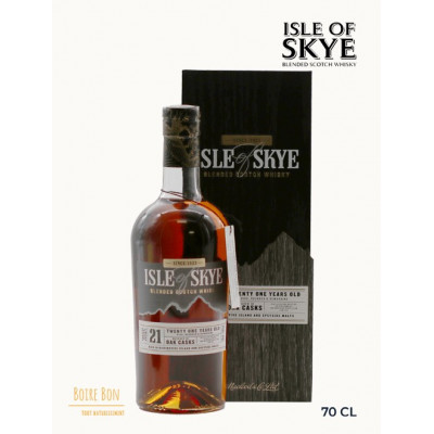 Isle of skye - 21 ans, Blended, 40°, 70cl, Whisky Ecossais