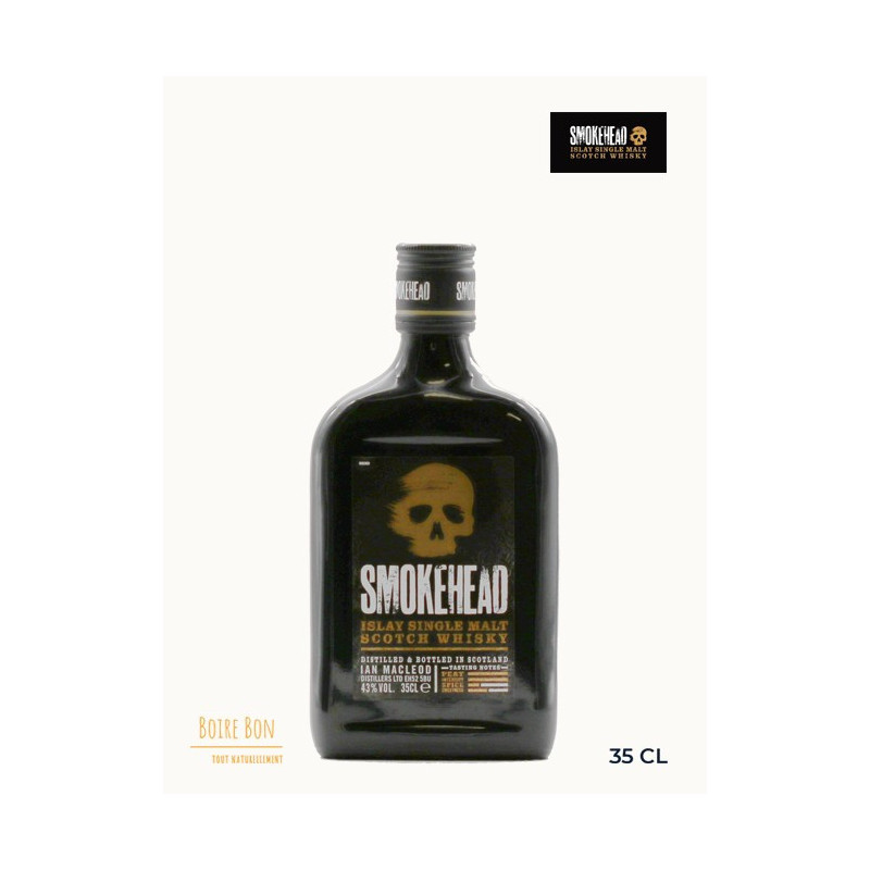Smokehead, Islay Single Malt Scotch Whisky, 43%, 35cl, Ecossais