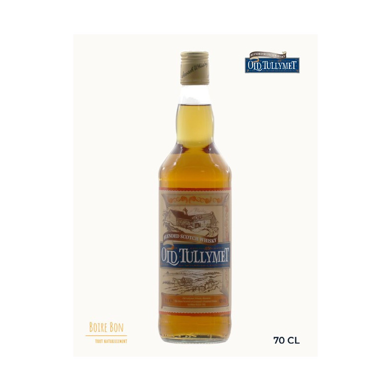 OLD TULLYMET - Blended Scotch, 70cl, 40%, Whisky Écossais