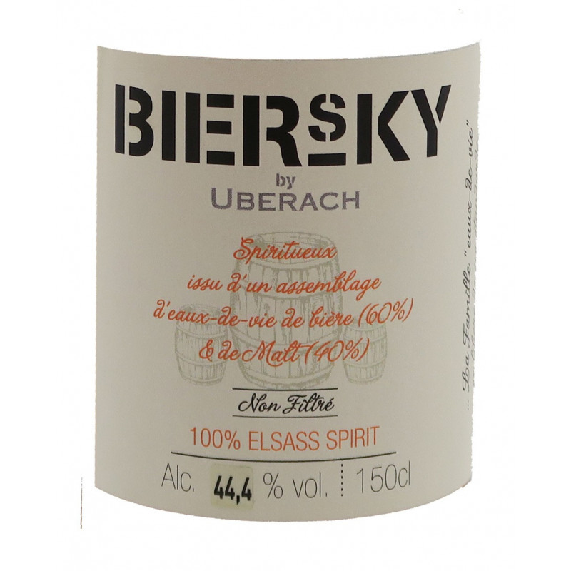 Uberach, Eau-de-Vie, Biersky, 150cl, 44,4%, France