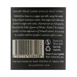 Kalak - Vodka - Vodka Peat- 70cl - 40%