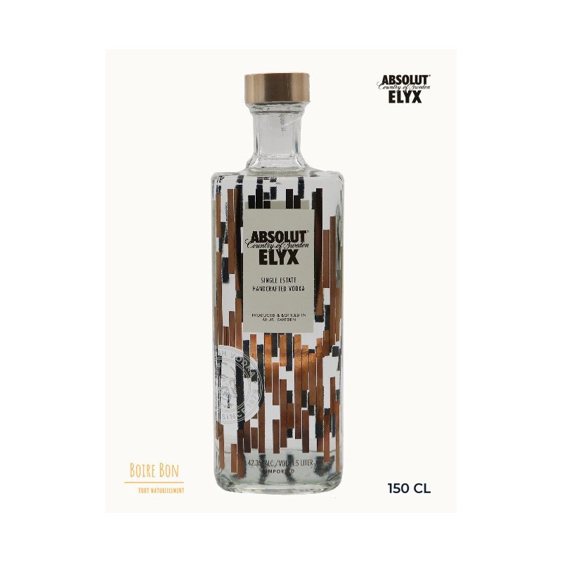 Absolut Elyx, Vodka, 42,3%, 150cl