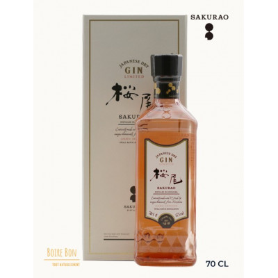 Sakurao - Limited, 70cl, 47%, Gin Japonais