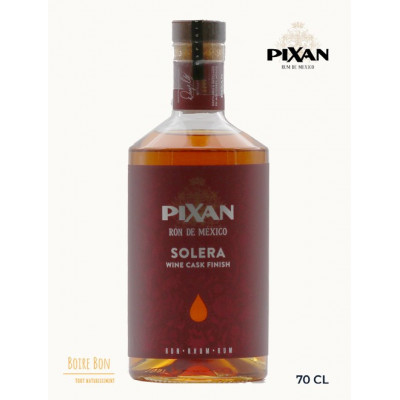 Pixan, 6 solera Wine finish, 40%, 70cl, Rhum Mexique