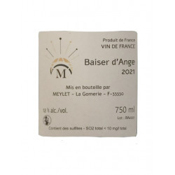 MEYLET, Baiser d'Ange, Vin de France, Blanc, 75 cl