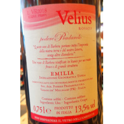 Podere Pradarolo, Velius Rosato, Rosé, 13,5%, 2018