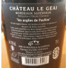 Château Le Geai - Les Argiles de Pauline - AOC Bordeaux -Rouge -  2018 -13% - 75 CL