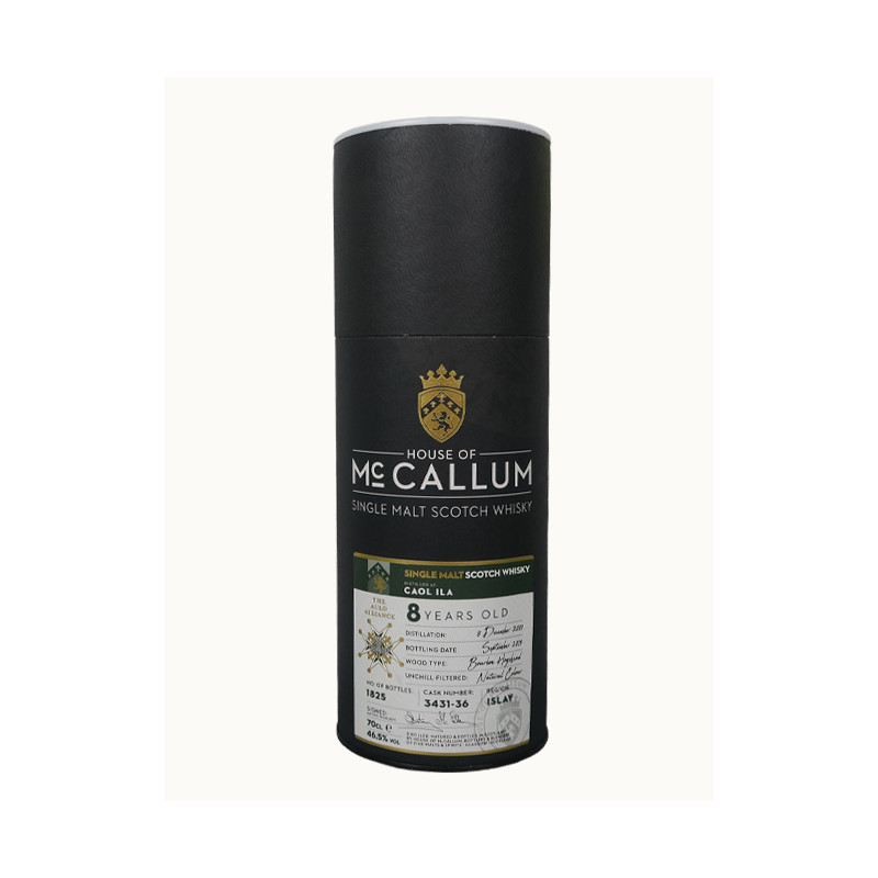 Mc Callum Caol Ila 8 ans 70% 46.5% Whisky Ecossais