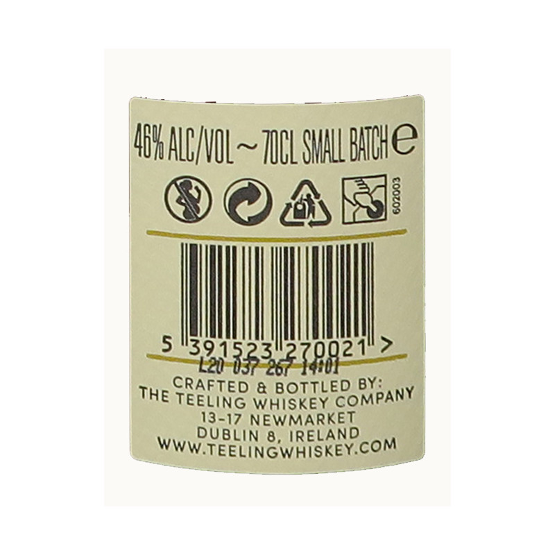 Teeling small batch blended métal