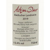 Achim Durr Weibburgunder vom muschelkalk blanc 2019 75cl