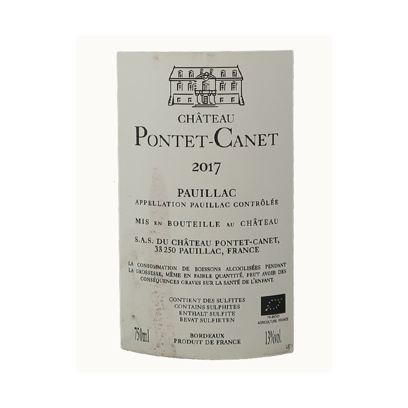 Château pontet Canet 2017 Pauillac 750ml 13%